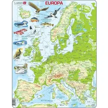 Larsen Puzzle Europa (physisch), Puzzleteile
