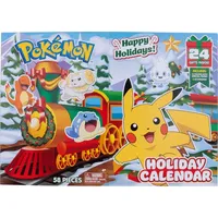 Pokémon POKEMON Adventskalender 2024 inkl. 24 Figuren und Zubehör,