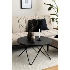 VCM Wyre Schwarz Marmor Ø80 cm