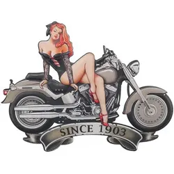 Signes Grimalt  Statuetten und Figuren Moto -Wandverzierung  in Schwarz, Einheitsgrösse