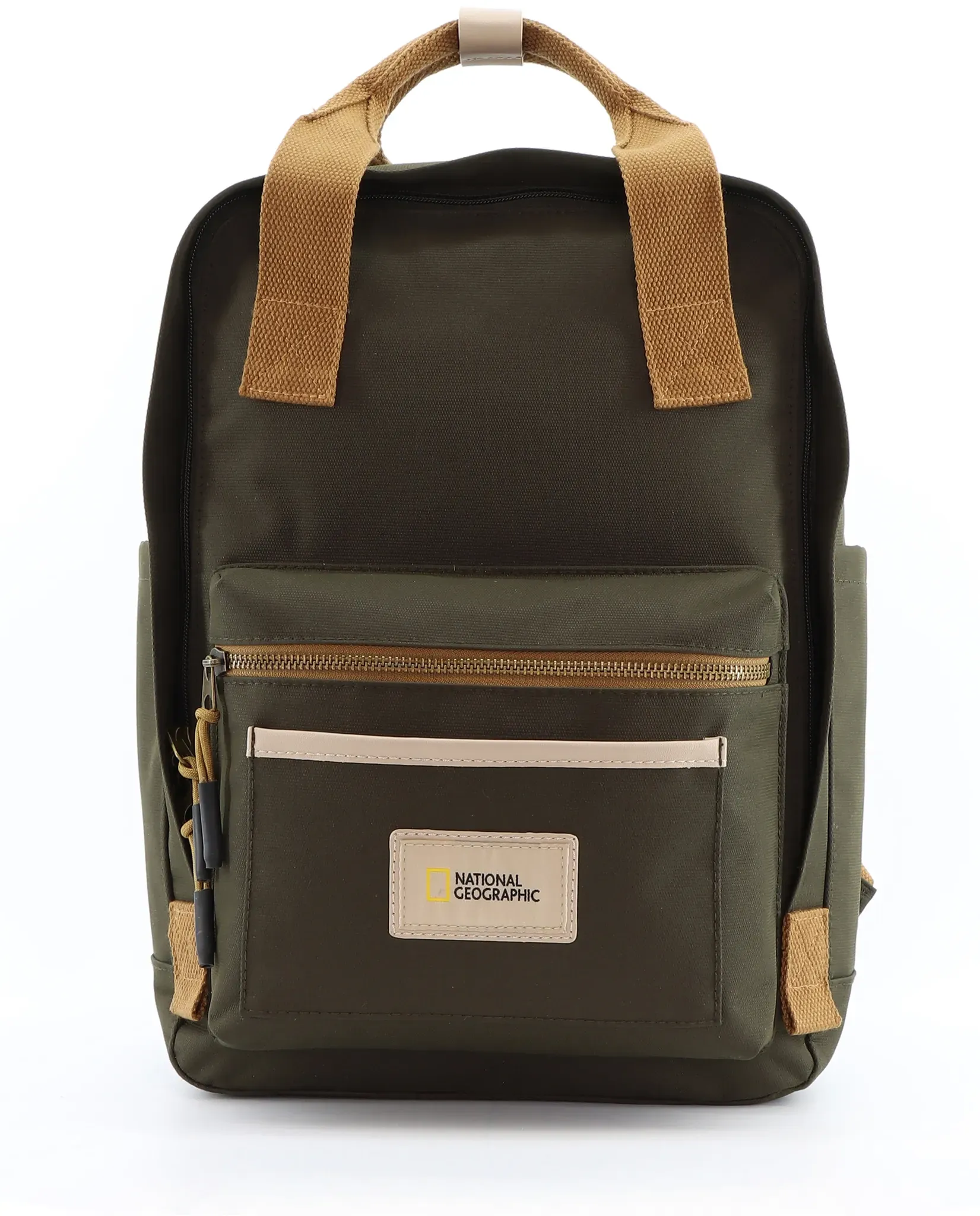 Cityrucksack NATIONAL GEOGRAPHIC "Legend", Gr. B: 13cm, grün (khaki), Nylon, Rucksäcke, in modernem Design