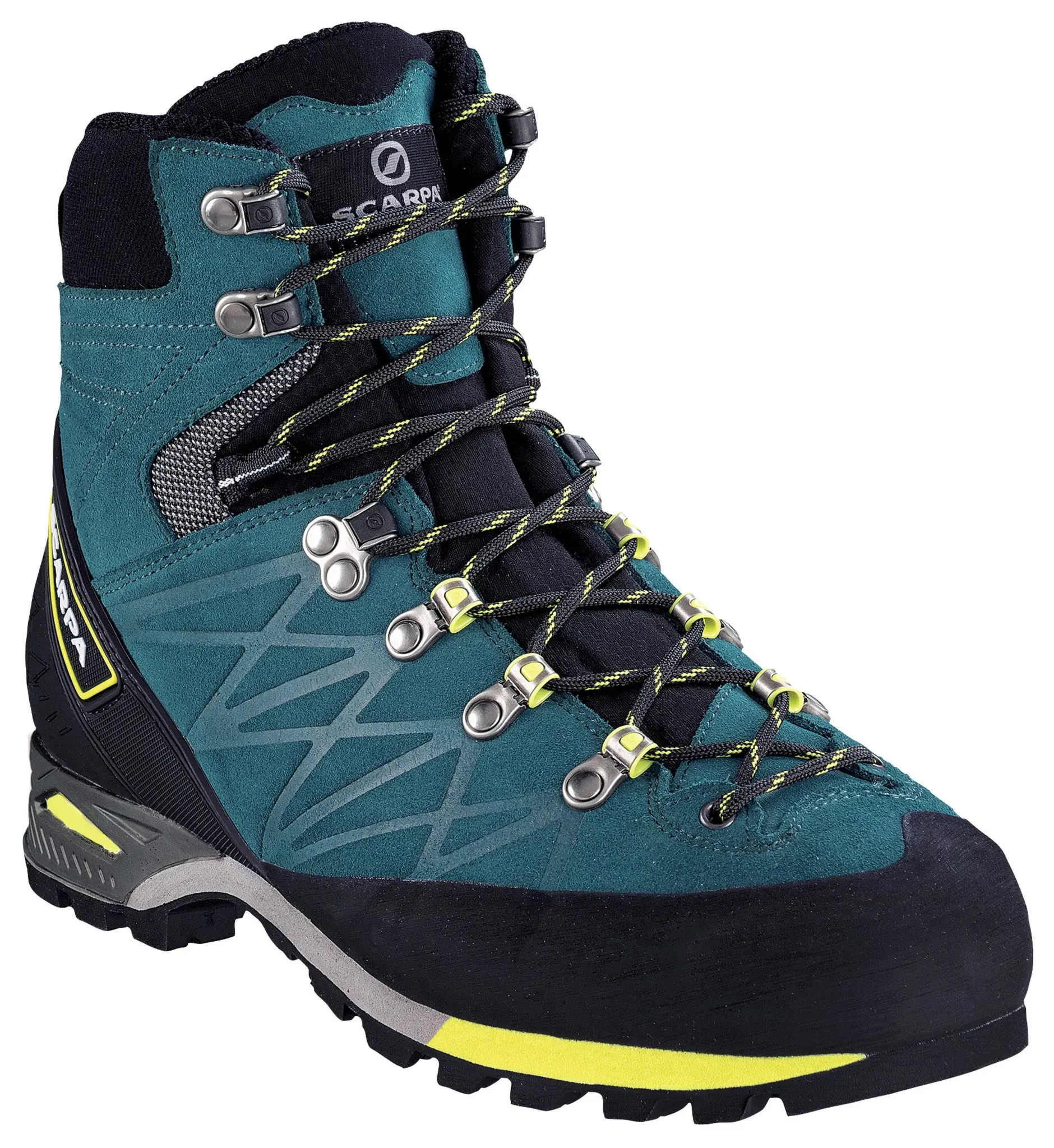 Scarpa Herren-Wanderstiefel Marmolada Pro HD, lake blue-lime, 40