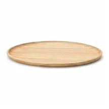 Continenta Tablett, oval, 23.5x15.5x1.2cm - 2 Jahre Gewährleistung - mind. 14 Tage Rückgaberecht - Braun - n.a.