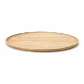 Continenta Tablett, oval, 23.5x15.5x1.2cm - 2 Jahre Gewährleistung - mind. 14 Tage Rückgaberecht - Braun - n.a.