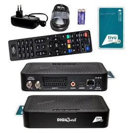 DIGIQuest Tivusat Classic Q30, DVB-S2 mit HD-Videorekorderfunktion | HDR10/HLG | Merlin