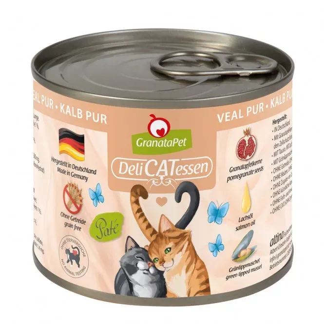 GranataPet Delicatessen Dose Kalb PUR - 6x200g