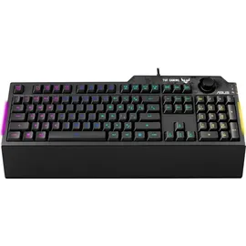 Asus Tastatur K1 Gaming Keyboard französisches Layout 90MP01X0-BKFA00, Schwarz