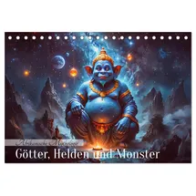 Calvendo Afrikanische Mythologie - Götter, Helden und Monster (Tischkalender 2026 DIN A5 quer), CALVENDO Monatskalender: Ein Kalender voller afrikanischer ... kraftvoll, einzigartig. (CALVENDO Kunst)