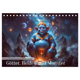Calvendo Afrikanische Mythologie - Götter, Helden und Monster (Tischkalender 2026 DIN A5 quer), CALVENDO Monatskalender: Ein Kalender voller afrikanischer ... kraftvoll, einzigartig. (CALVENDO Kunst)