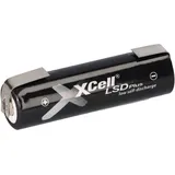 XCell 1x XCell Mignon Akku AA LSD Plus Ni-MH 1,2V 2550 mAh low self-discharge Lötfahne U