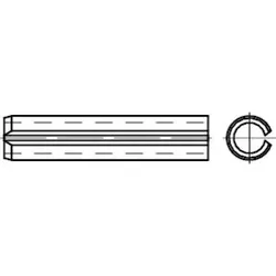 DIN 7346 Spannstift (Spannhülse), leichte Ausführung, FST 21x45 HP