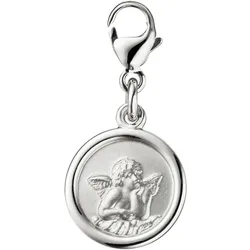 Charm Engel JOBO "Schutzengel", silber (silber 925), Charms, Damen, Silber 925 (Sterlingsilber), 925 Silber