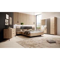 ROYAL24_MARKT Schlafzimmer-Set - Eine Oase des Luxus für Ihr persönliches Refugium, (Komplett Set, 6-St., Premium - Tally), Schlank - Elegant - Progressiv.