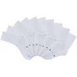 H.I.S. Basicsocken 10 Paare Weiß 35-38