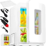 Kesser - 2in1 Mini Kühlschrank Kühlbox 15 Liter Kühl und Heizfunktion Tragbarer ac dc 220-240V/12V Steckdose und Zigarettenanzünder Warmhaltebox Mini
