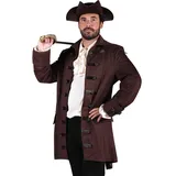 Thetru Herren Jacke Piraten Lancaster, braun (XL)