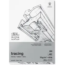 WINSOR & NEWTON Transparentpapier im Block 40 Blatt 70 g/m2 DIN A4