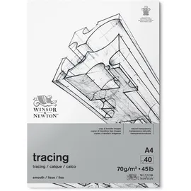 WINSOR & NEWTON Transparentpapier im Block 40 Blatt 70 g/m2 DIN A4