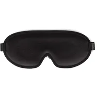 WellTouch Schlafmaske zur Tiefenentspannung | Komfortable Augenmaske mit 3D Memory Foam | inkl. Ohrstöpsel & Beutel | Kühles & Atmungsaktives Augenkissen | Fördert erholsamen Schlaf | schwarz