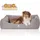 Knuffelwuff Hundebett Leano XXXL 155 x 105 cm grau