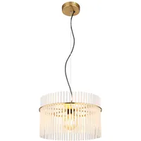GLOBO Pendelleuchte Gorley Alu, Eisen, Stahl & Metall gold