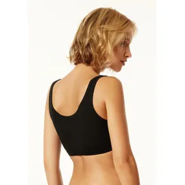 SCHIESSER Uncover Cotton Bustier schwarz S