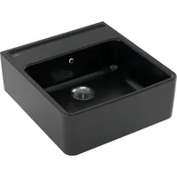 Villeroy & Boch V&B Spülstein-Einzelbecken m Abl.garn, Handbetätigung, pure
