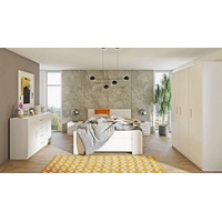 99rooms Schlafzimmer-Set Mela, (Komplettset, Set (5-St), Design weiß