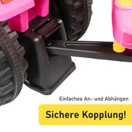Lemodo Rutschauto Traktor New Holland pink (keine MPNR)