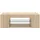 vidaXL TV-Schrank mit LED-Leuchten Sonoma-Eiche 90x39x30 cm Braun Holz
