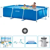 Rechteckiger Frame Pool - 260x160x65 Cm - 5-teilig  S20828