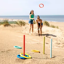 REMEMBER Ringwurfspiel "Hoop" mit 6 Ringen - aus Birkenholz