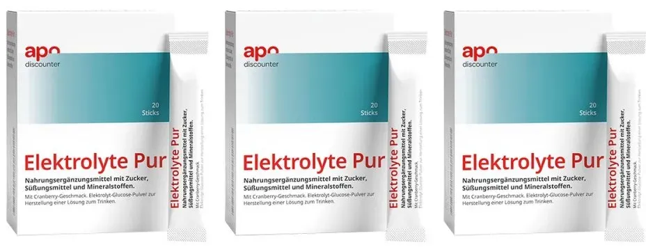 Elektrolyte Pur Sticks von apodiscounter