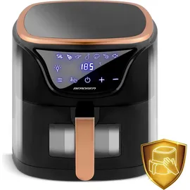 Berdsen Heißluftfritteuse BD-652 schwarz/gold