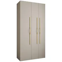 abiks möbel Drehtürenschrank COMO 120 x 245,5 x 50 cm Gold