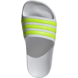 adidas Aqua Adilette Kids Cloud White / Solar Slime / Cloud White 33
