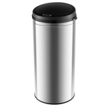 Costway Mülleimer mit Sensor, 30 L Abfalleimer Automatisch mit Deckel, Müllbehälter aus Edelstahl und Kunststoff, Mülleimer Küche für Badezim...