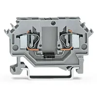 WAGO 281-603/281-410 Diodenklemme 6mm Zugfeder Belegung: L Grau 100St.