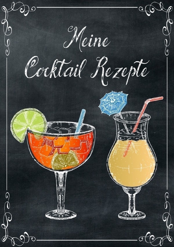 Meine Cocktail Rezepte: Rezeptbuch Zum Selberschreiben - Cocktail Rezept Notizbuch - Rezeptbuch Zum Selbst Schreiben - Z. Wolle  Kartoniert (TB)