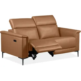 PLACES OF STYLE 2-Sitzer »Lund«, manueller od. elektrischer Relaxfunktion und USB-A braun