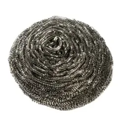 Spontex Superinox 50 Edelstahlschwamm, rostfrei, silbergrau 95030050 , 1 Packung = 10 Spiralschwämme