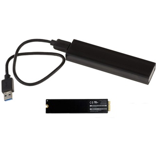 KALEA-INFORMATIQUE Mac Air 2010 2011 SSD-Gehäuse auf USB3 (USB 3.0 5G) für Mac SSDs mit 6+12 Pins (MC505 MC506 MC965 MC968)