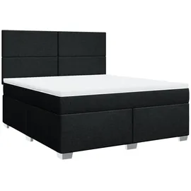 vidaXL Boxspringbett 180 x 200 cm Schwarz