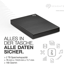 Seagate One Touch HDD 2 TB schwarz STKY2000400