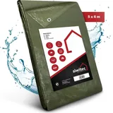 siwitec Abdeckplane 5 x 6 m Grün