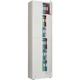 VCM Lona Aktenschrank 70 x 39 x 240 cm weiß