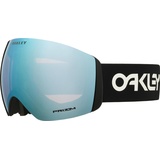 OAKLEY Flight Deck L Prizm Snow Skibrille - Factory Pilot Black - Prizm Iridium Snow Sapphire/CAT3