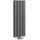 EMKE Flachheizkörper 900 x 300 mm 446 W anthrazit Mittelventil