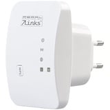 7links Internet Verstärker: Mini-WLAN-Repeater mit WPS-Taste, 300 Mbit/s, 2,4 GHz & LAN-Anschluss (WLAN Verstärkung, WLANverstärker, Geräteanschluss)