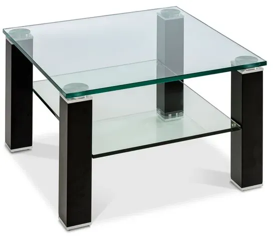 Arteca Couchtisch Modul A 70x70cm Glas Schwarz